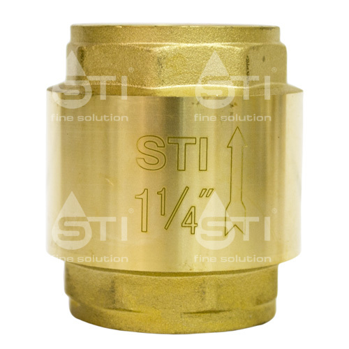 Клапан обратный пружинный STI 32 (латунное уплотнение)